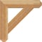 Ekena Millwork Traditional Craftsman Rough Sawn Bracket, Western Red Cedar, 4"W x 22"D x 22"H BKT04X22X22TRA04RWR - alternate 4
